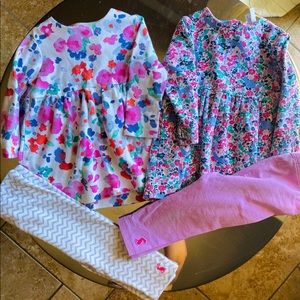 Joules 2-sets of two pieces blouse & leggings 6-9